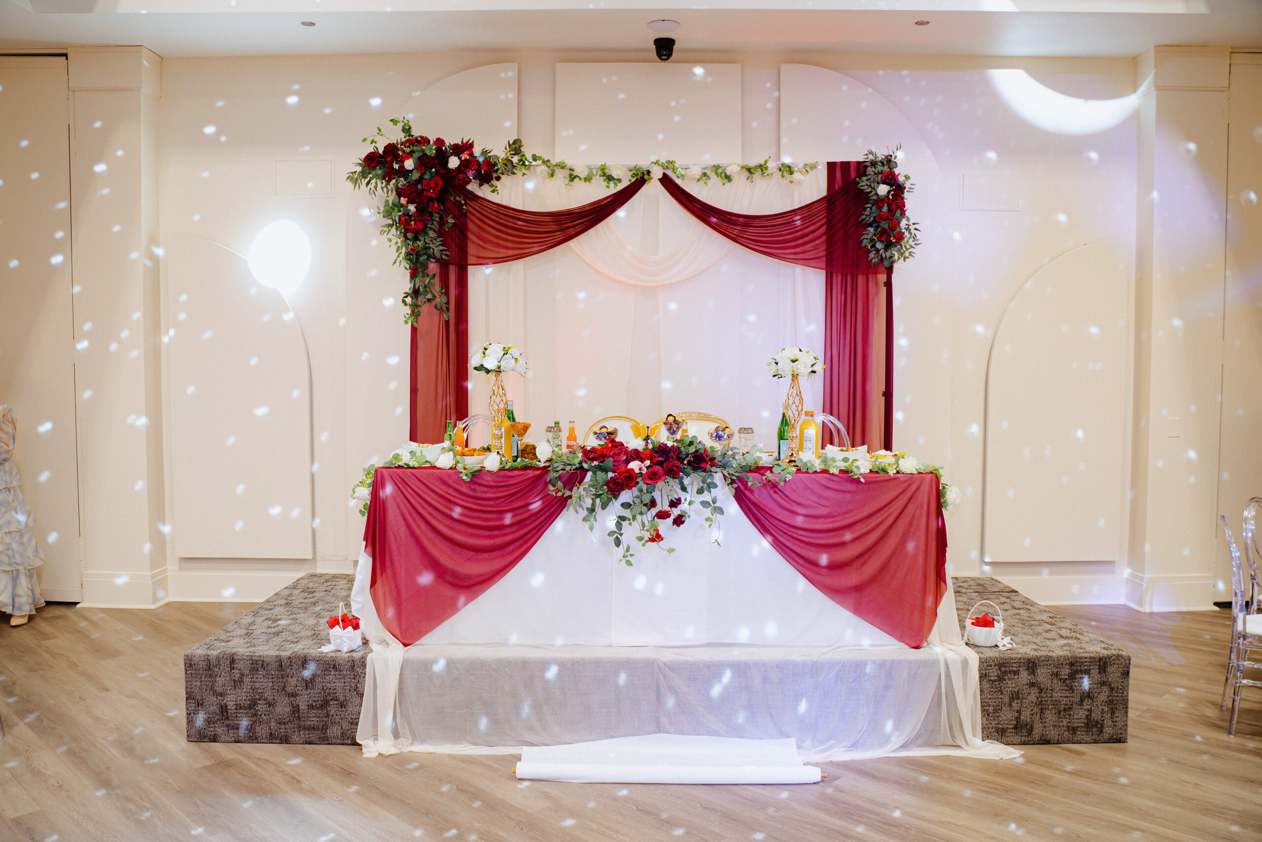 Wedding head table